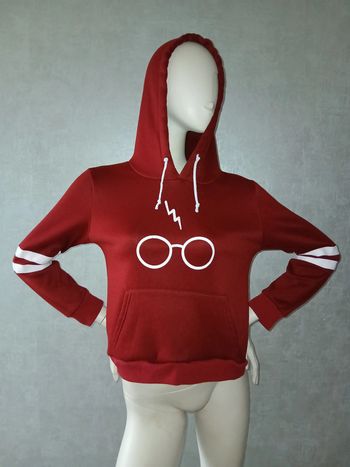 sweat à capuche bordeaux harry potter fashion apparel taille 38/40