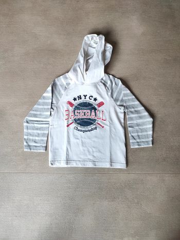 Sous pull à capuche 4 ans