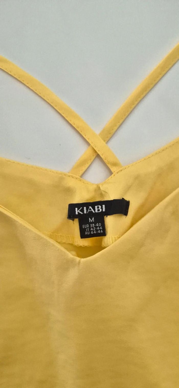 Debardeur jaune kiabi - photo numéro 5