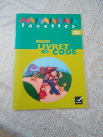 Mon livret de code Facettes CE1