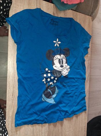 Tee-shirt manche courte Mickey Minnie Disney