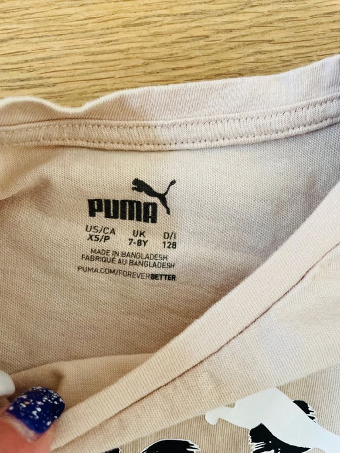 Teeshirt Puma 7/8 ans - photo numéro 3