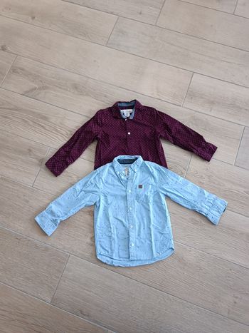 2 chemises garçons H&M 3/4 ans