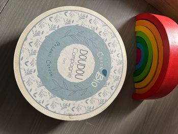 Doudou Peluche lapin de la Collection Botanic 100% coton BIO doudou et compagnie