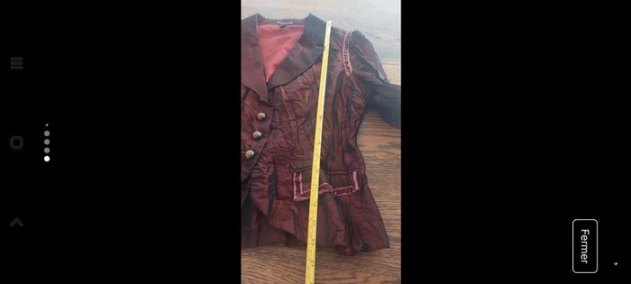 Jolie Blazer bordeaux Bandolera fr 38 it 40 - photo numéro 19