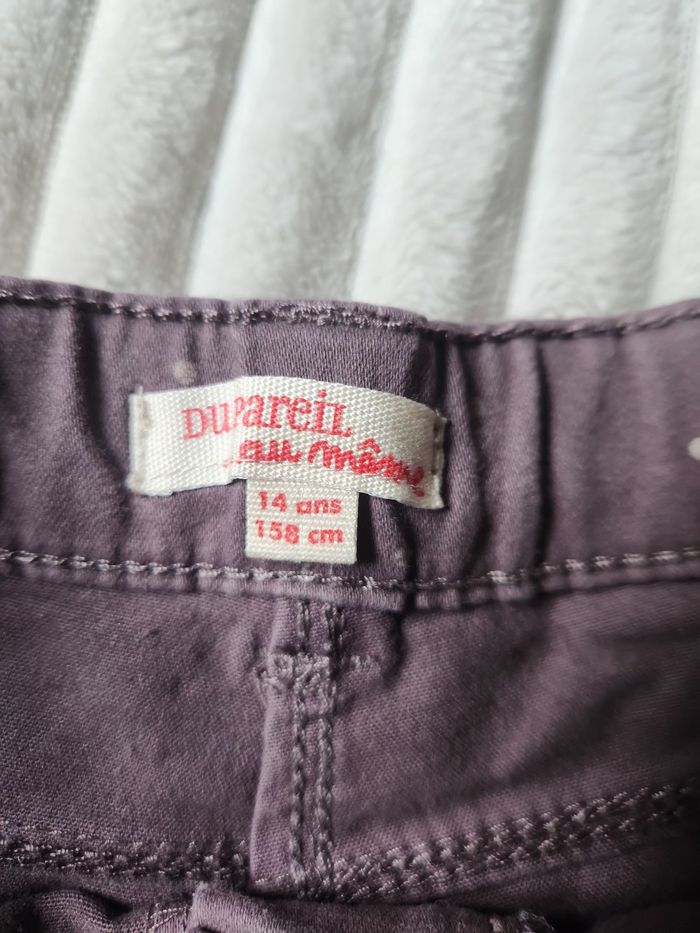 Pantalon fille marron DPAM – 14 ans – Très bon état - photo numéro 4