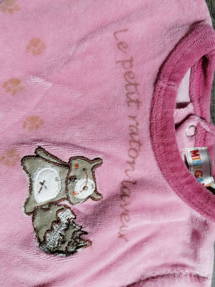 Pyjama velours 6 mois - photo numéro 3