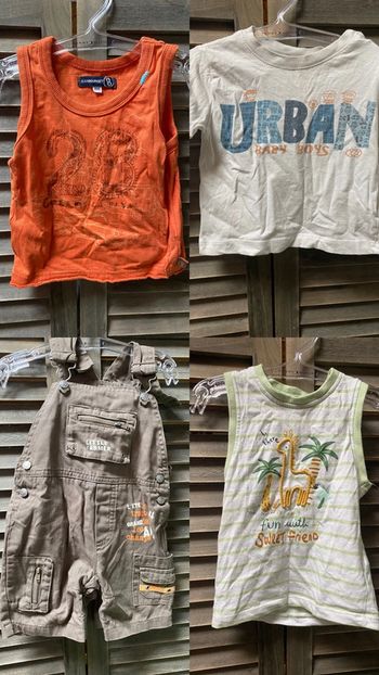 4 vêtements bébé garçon