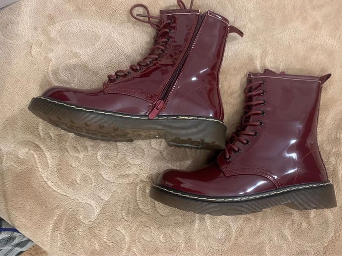 Bottines confortable bordeaux femme 🍭🍭 - photo numéro 3