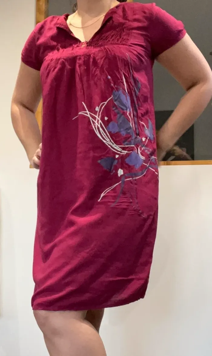Robe rose bordeaux 3 suisses