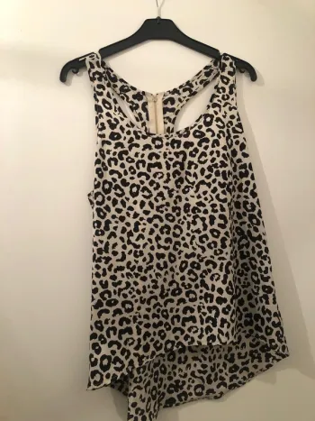 Débardeur léopard dos nageur