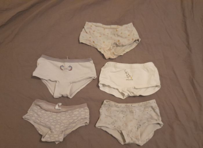 Lot de 5 culottes shorty