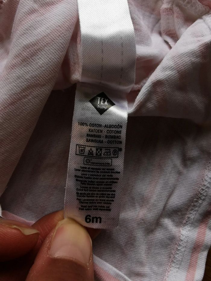 Lot 2 t shirt TEX 6 mois - photo numéro 6