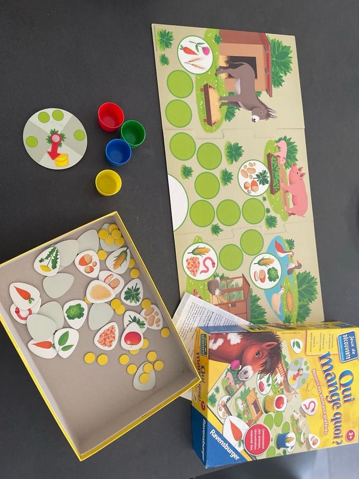 Ravensburger qui mange quoi jeu éveil animaux enfant maternelle - photo numéro 2