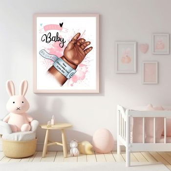 affiche naissance personnalisé