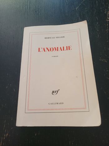 Livre d'Hervé Le Tellier