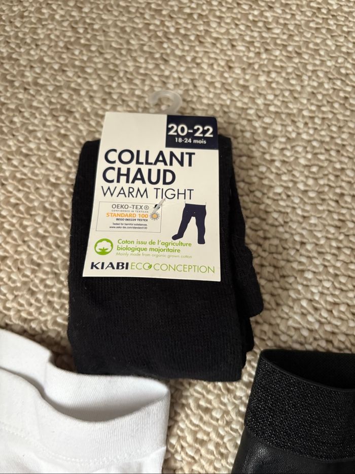 Lot de legging et collant 18 mois pour filles - photo numéro 4