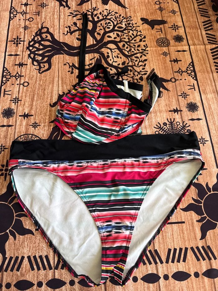 Maillot tribord 2 pièces femme - photo numéro 2