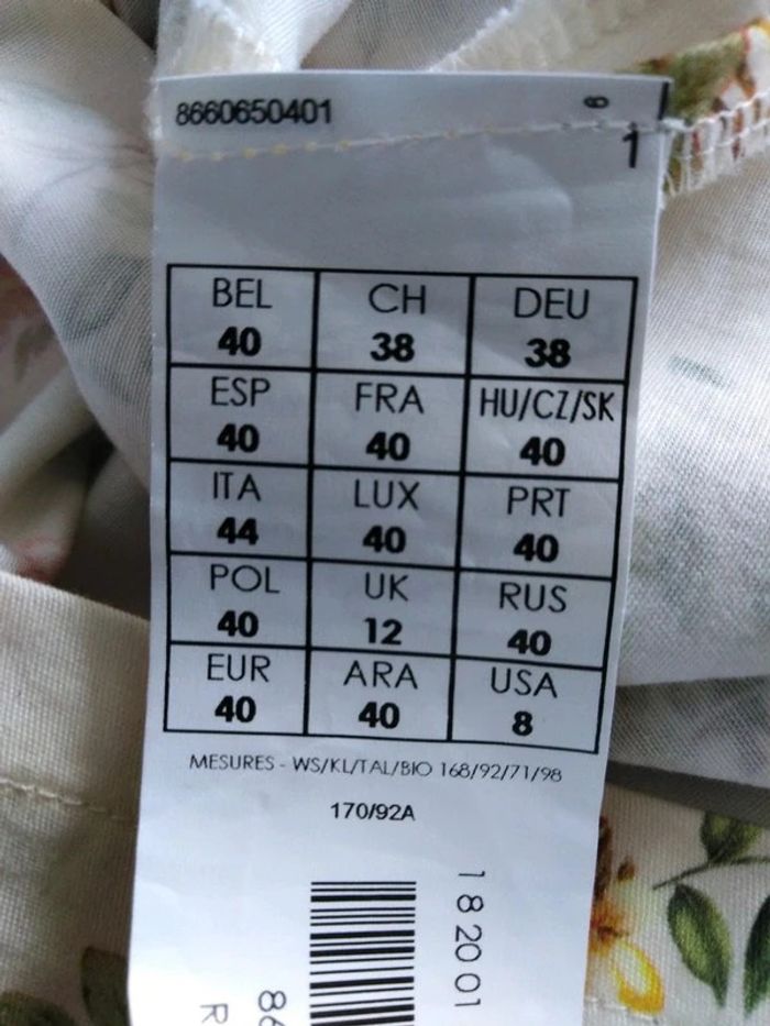 Robe Promod Taille 40/L TBE fleurie - photo numéro 8
