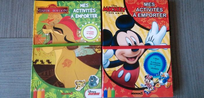 Lot mes activités à emporter disney jumeaux