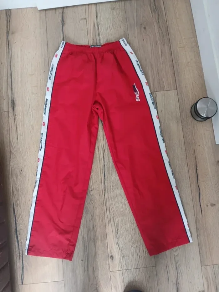 Jogging skotone rouge vintage 14 ans basket ball