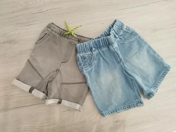 Lot shorts jean bébé garçon 18 mois
