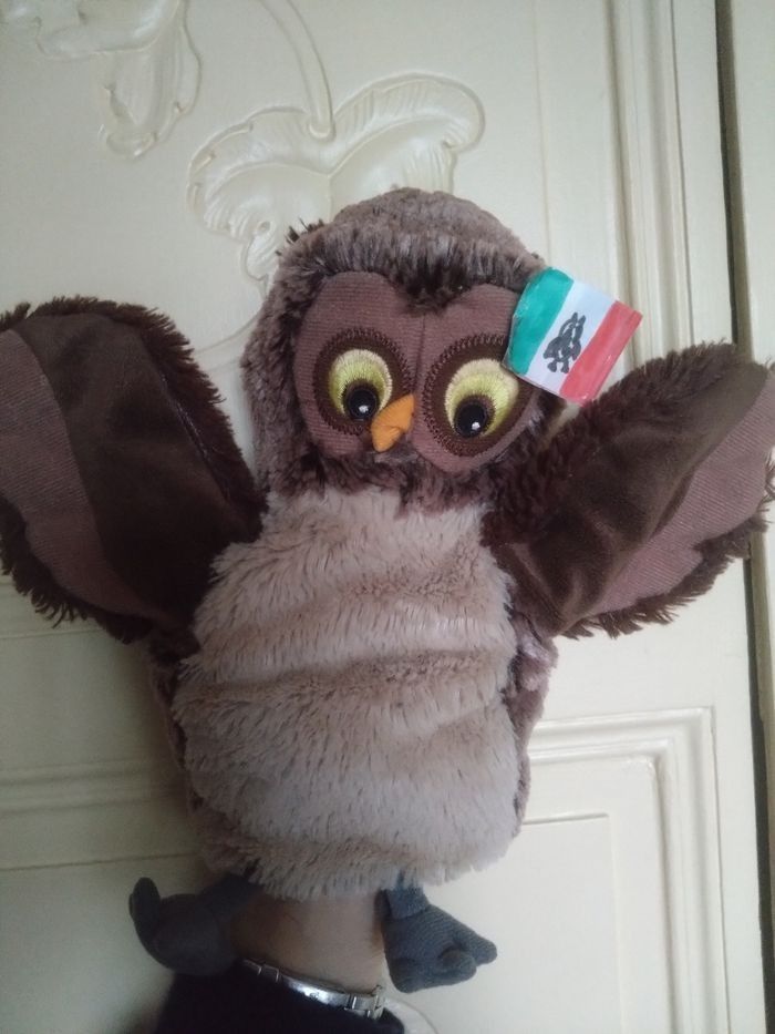 Speedy Gonz’hibou – Peluche marionnette IKEA (Vandring Uggla) - photo numéro 4