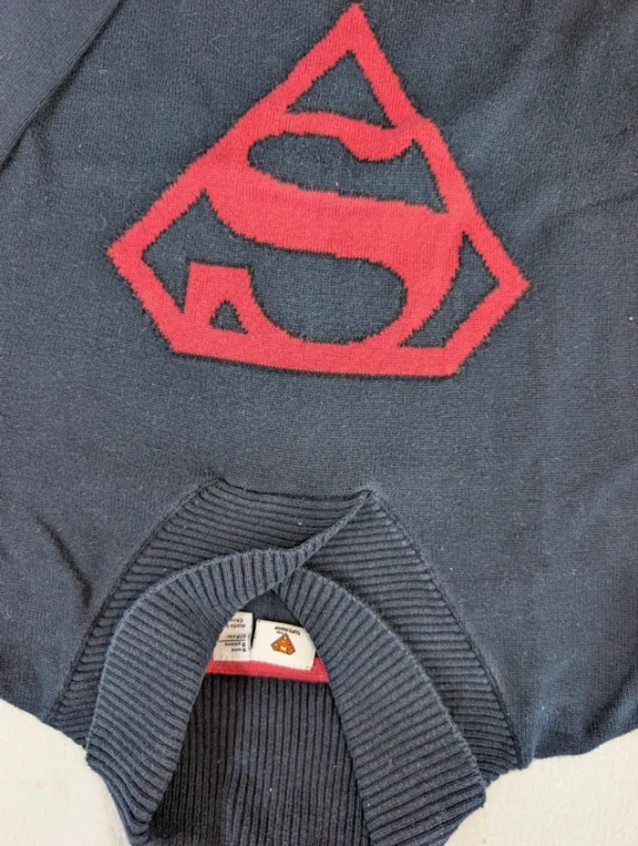 Pull garçon 8 ans superman - photo numéro 2