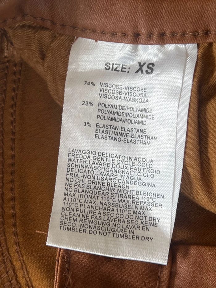 Pantalon slim femme taille XS , couleur camel - Monday authentic - photo numéro 7