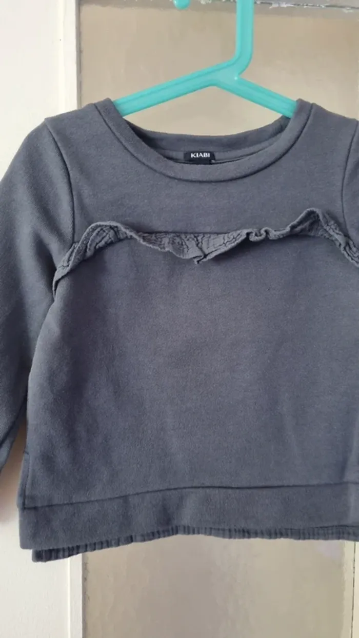 Pull gris taille 5 ans kiabi - photo numéro 3
