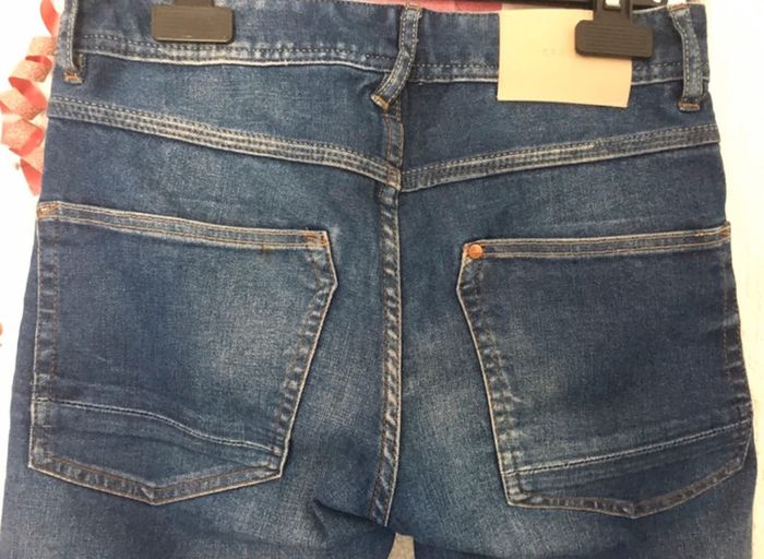 Jean slim bleu ajustable 10/11 ans H&M - photo numéro 3