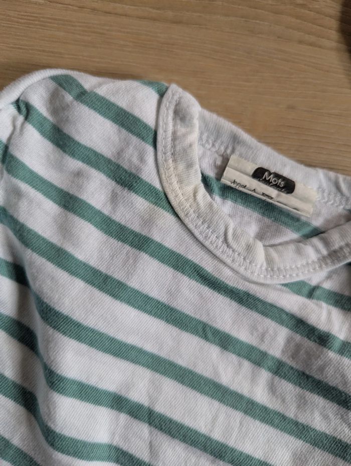 Lot de 8 bodies Mots d'enfants 6 mois - photo numéro 3