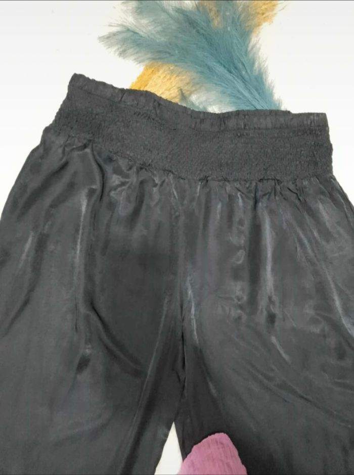 Pantalon Large Femme Grande Taille 56 – Style Jupe-Culotte Élégant, Taille Haute, Noir Classique 🖤 - photo numéro 2