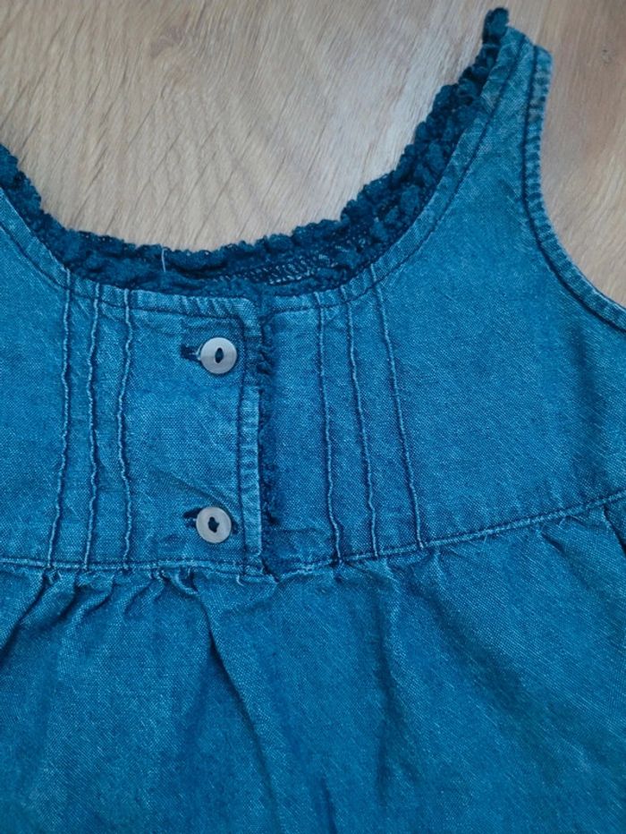 Robe en jean Petit Bateau 12 mois - photo numéro 2