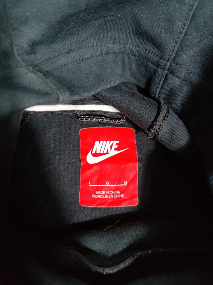 Sweat à Capuche Cagoule Nike Noir Taille L Enfant - photo numéro 4