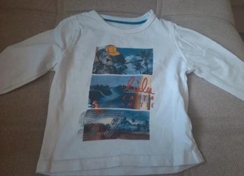 Haut  tee shirt manche longue  lulu castagnette