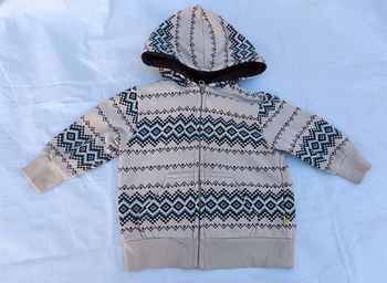 Sweat zippé à capuche polaire 12-18 mois b.p.c