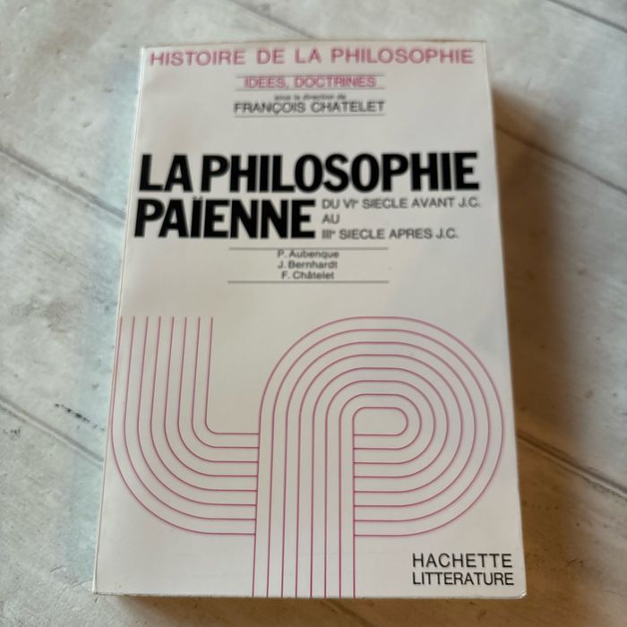 Histoire de la philosophie tome 1 la philosophie païenne
