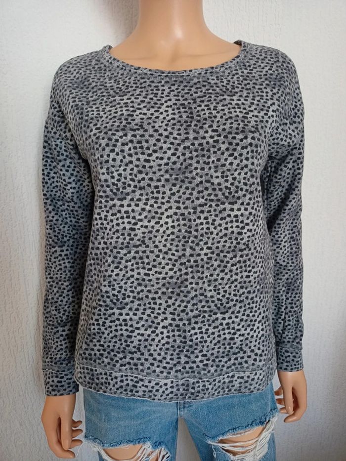 Sweat gris léopard S N*165