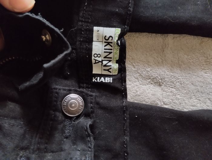 Jean skinny noir fille