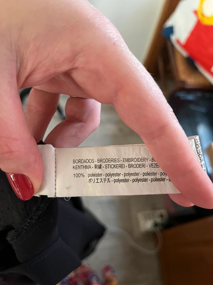 Débardeur en voile noir Zara taille L 40 - photo numéro 5