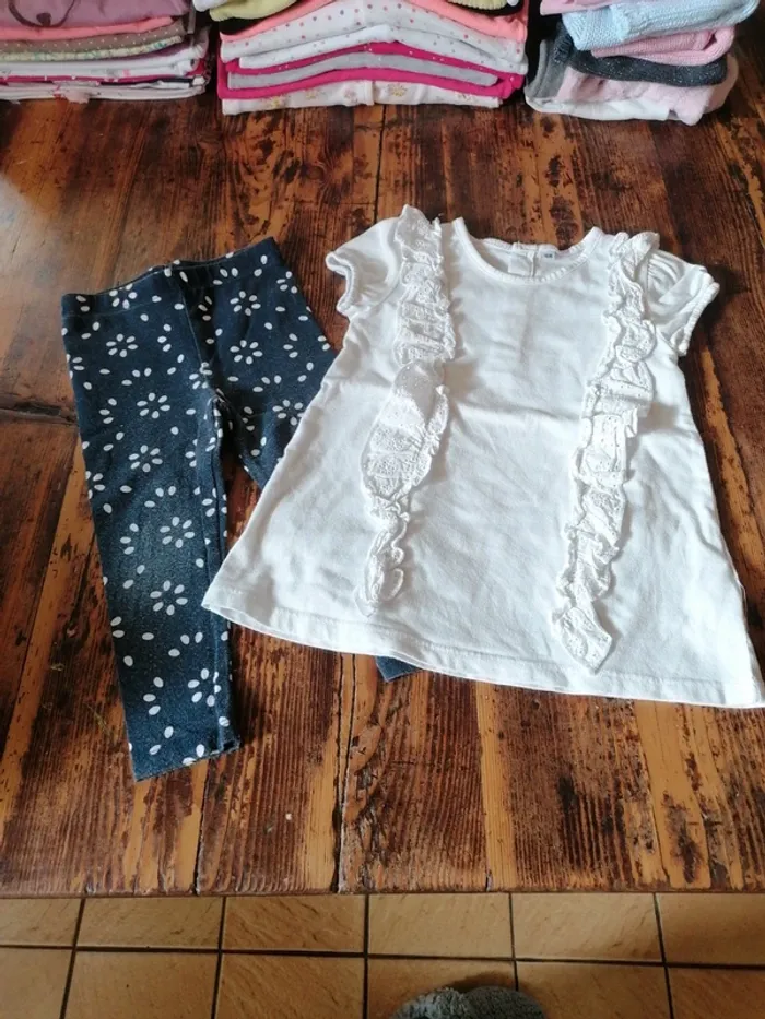 Ensemble legging et tunique 18mois fille