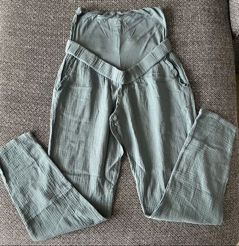 Pantalon grossesse gaze de coton