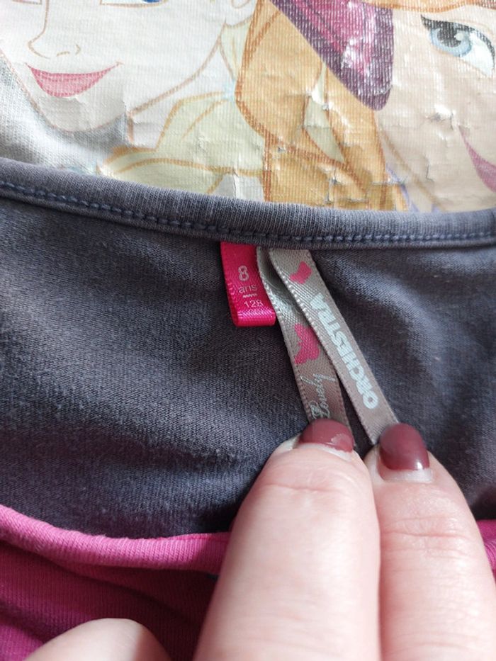 Lot de 2 jolie t-shirts manches longues 👧 8ans - photo numéro 3