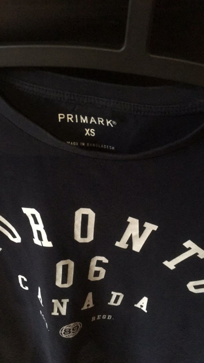 T-shirt bleu marine - photo numéro 3