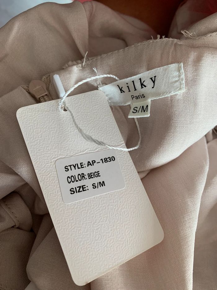 Robe short beige - photo numéro 4