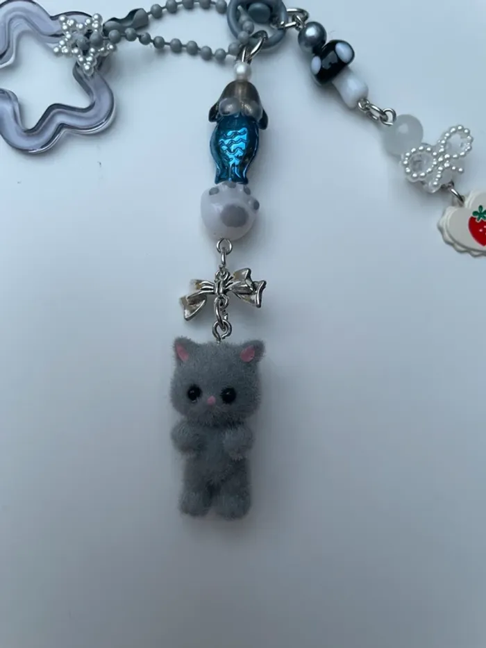 Porte clé chat kawaii - photo numéro 4