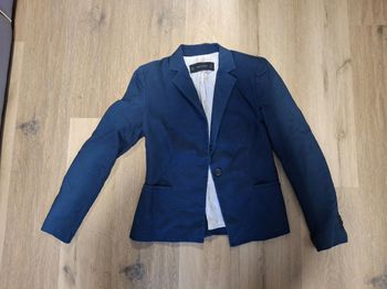 Veste Zahra cintrée bleu marine