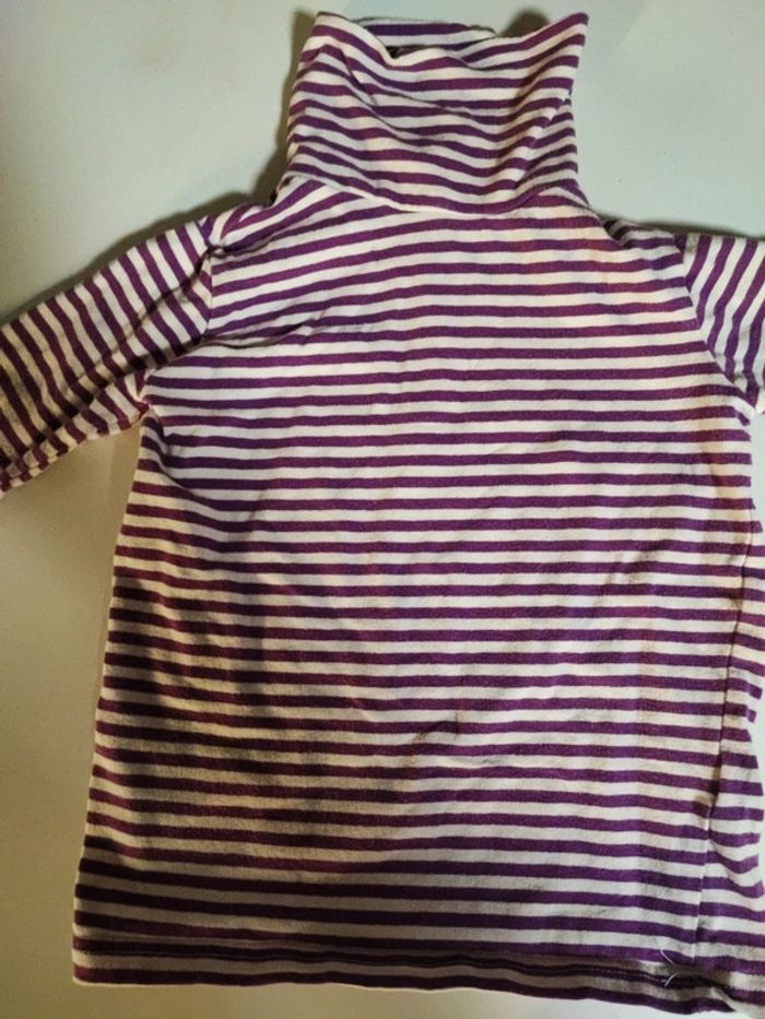 Pull col roulé fin girl2girl 3/4 ans excellent état