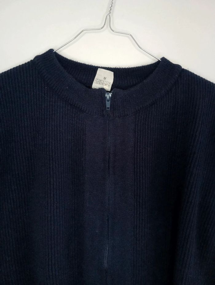 Gilet sans manches fourré marine taille 42 - photo numéro 4